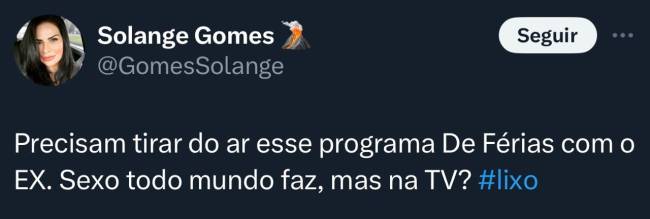 WhatsApp Image 2024-06-14 at 10.53.17 (1) Solange Gomes quer tirar o De Férias com o Ex Diretoria do ar