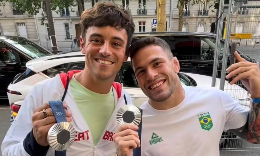 Paris 2024: O presente que Willian Lima pediu para Tom Daley