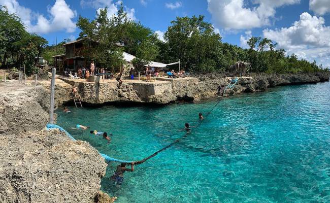 O Reggae Bar em San Andres