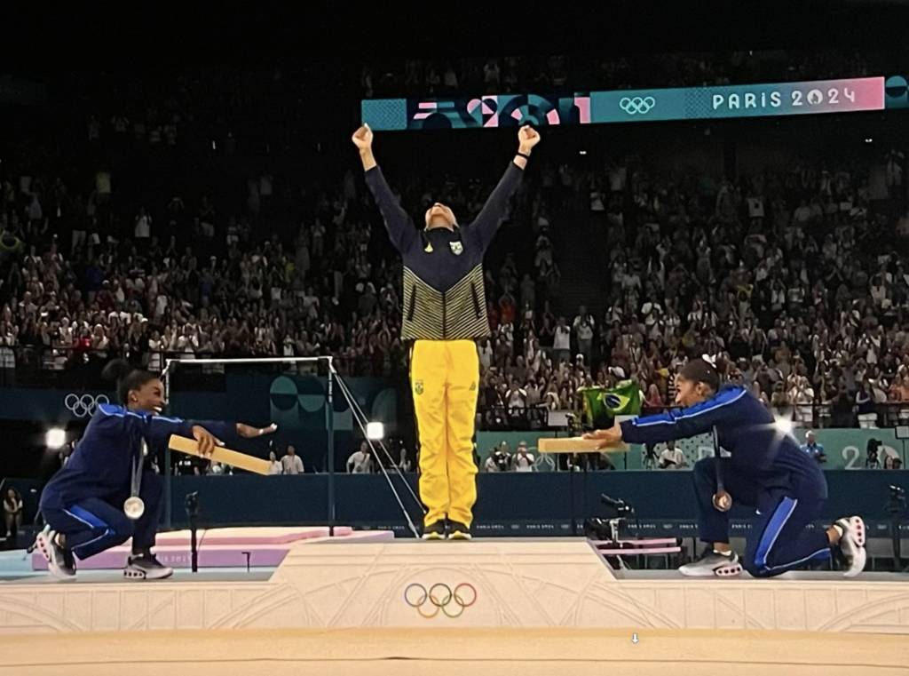 O reconhecimento à maior medalhista brasileira nos Jogos Olímpicos