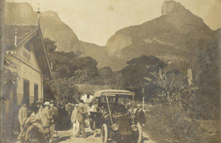 Pereira Passos em visita à Floresta da Tijuca - 19/04/1906