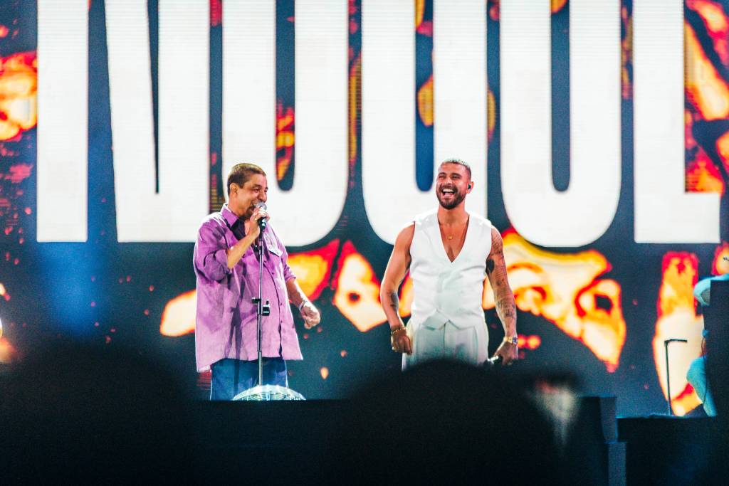 “Hoje é dia de samba, bebê”, brinca Diogo Nogueira no Rock in Rio
