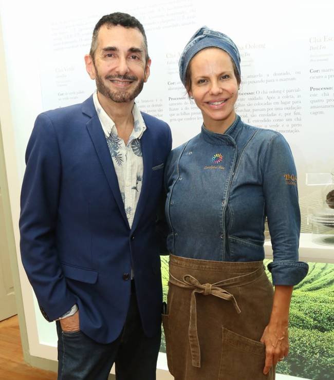 1 Alexandre Murucci e a chef Carolyna Vaz