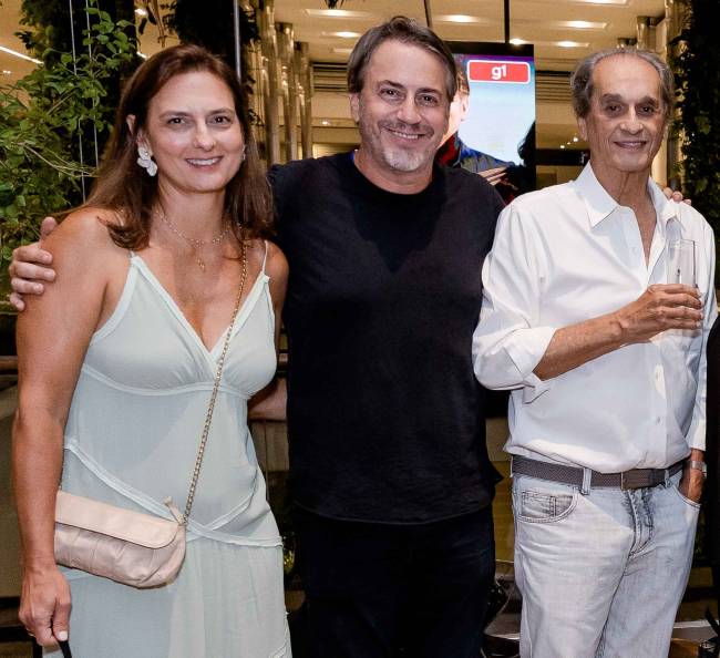 Renata Seixas, Sergio Conde Caldas e Luiz Eduardo Indio da Costa