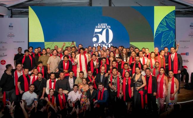 Chefs no 50 Best Chefs na premiação do Latin America's 50 Best Restaurants