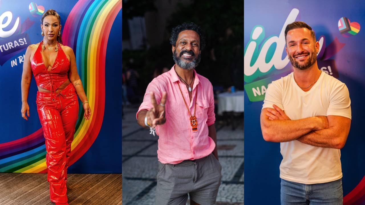 Famosos no Camarote Pride nas Alturas