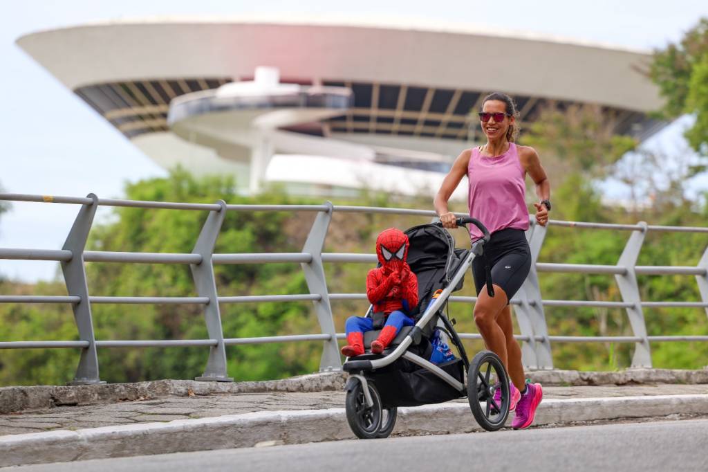 Uma inspiradora lua de mel entre o esporte e a maternidade