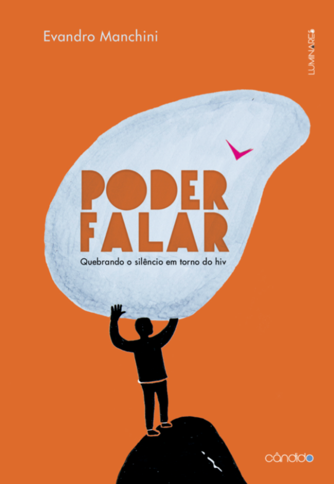 Capa do livro “Poder Falar: Quebrando o silêncio em torno do HIV”,