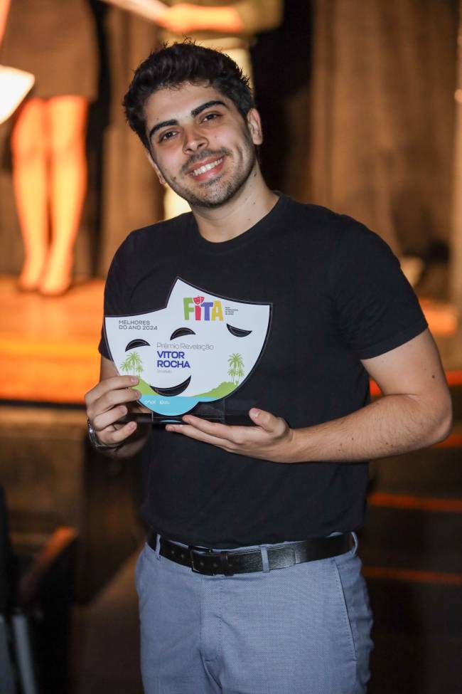 Vitor Rocha, vencedor na categoria Revelação