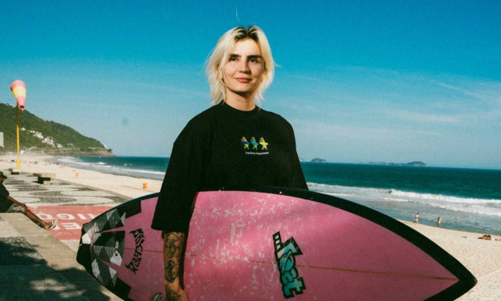 Praia do Pepino inspira coleção de roupas