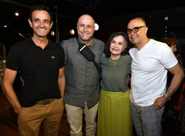 _DSC9283 - Rodrigo , Mauro Mendonça Filho , Rosamaria Murtinho e Jão Paulo - JAN 2024 - CG.