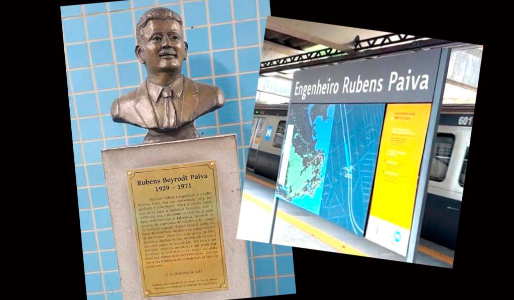 Rio: busto antigo de Rubens Paiva vira ponto para selfies