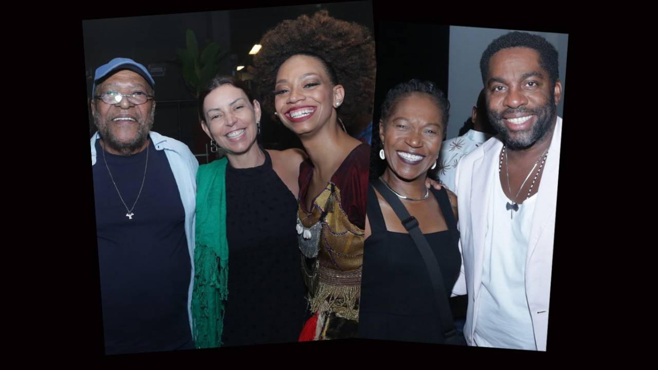 Valdineia Soriano e Lazaro Ramos