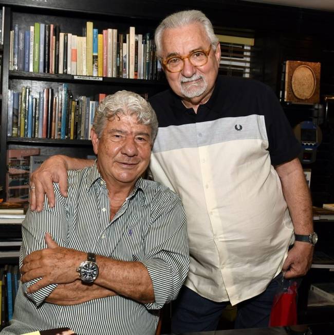 Joel Santana e Paulo Sérgio Scudieri Angioni, diretor de Futebol do Fluminense