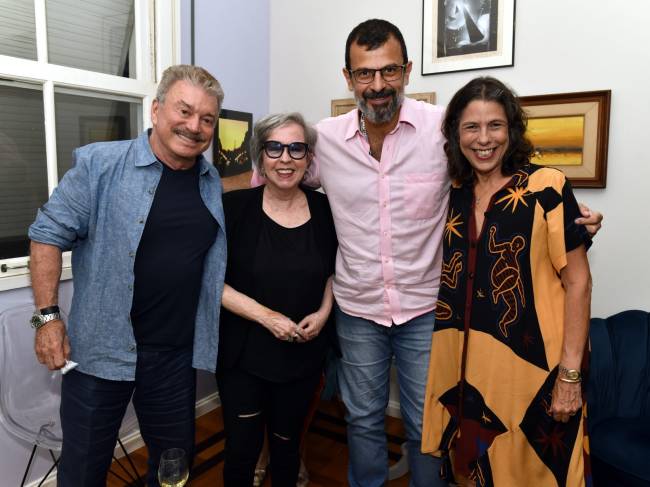 _DSC1632 Edney Silvestre , Glaucia Camargos , Leonardo Edde e Renata Magalhães - FEV 2025 - CG