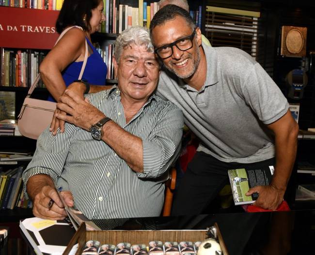 Joel Santana e Alexandre Torres, filho de Carlos Alberto Torres (1944-2016)