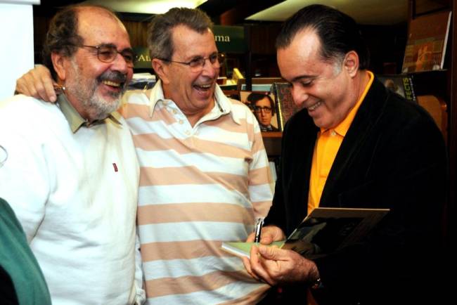 DSC_3263 Cacá Diegues , Daniel Filho e Tony Tamos - Livro TE
