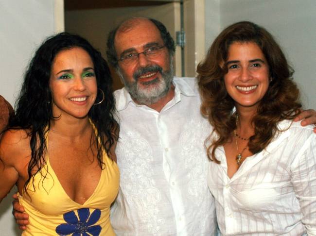 Daniela Mercury, Cacá Diegues e Lucia Veríssimo, em 2006