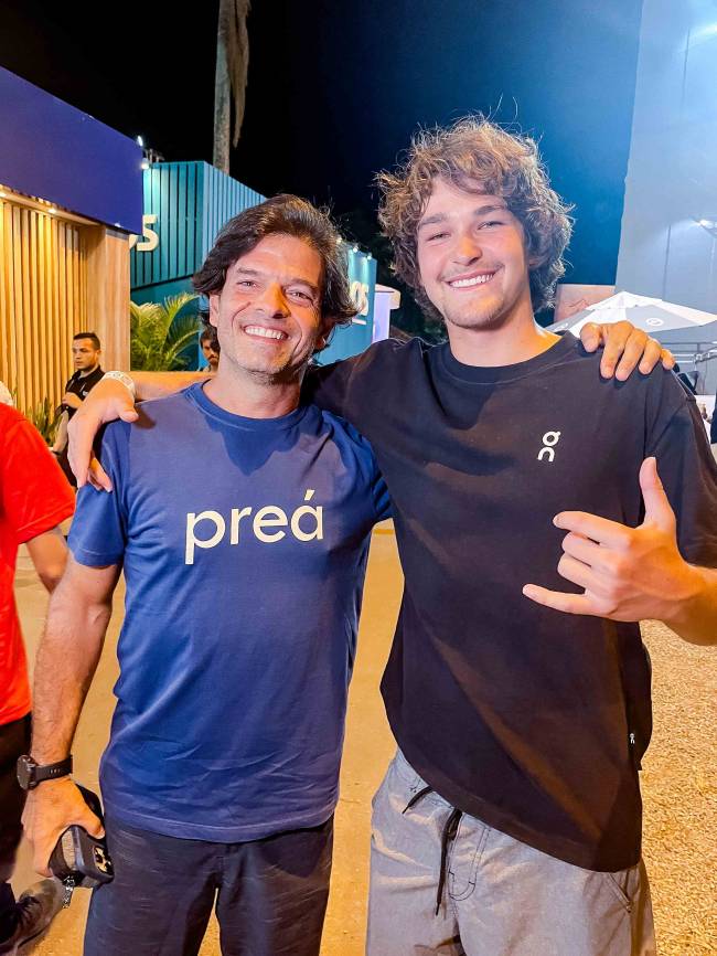 José Ricardo Klabin e Leonardo Fonseca (irmão de João Fonseca)