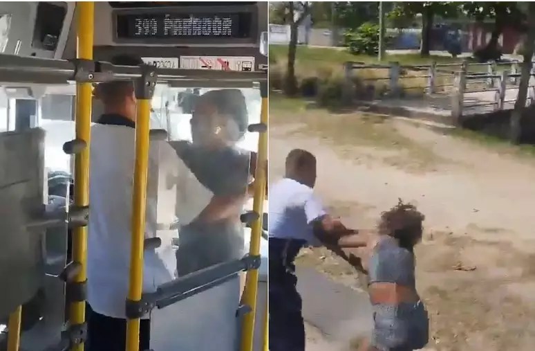 Discussão sobre calor em ônibus termina em briga na Avenida Brasil