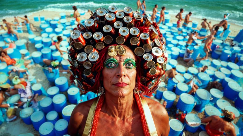 O Carnaval encontra a IA: fotógrafo reúne imagens oníricas em livro
