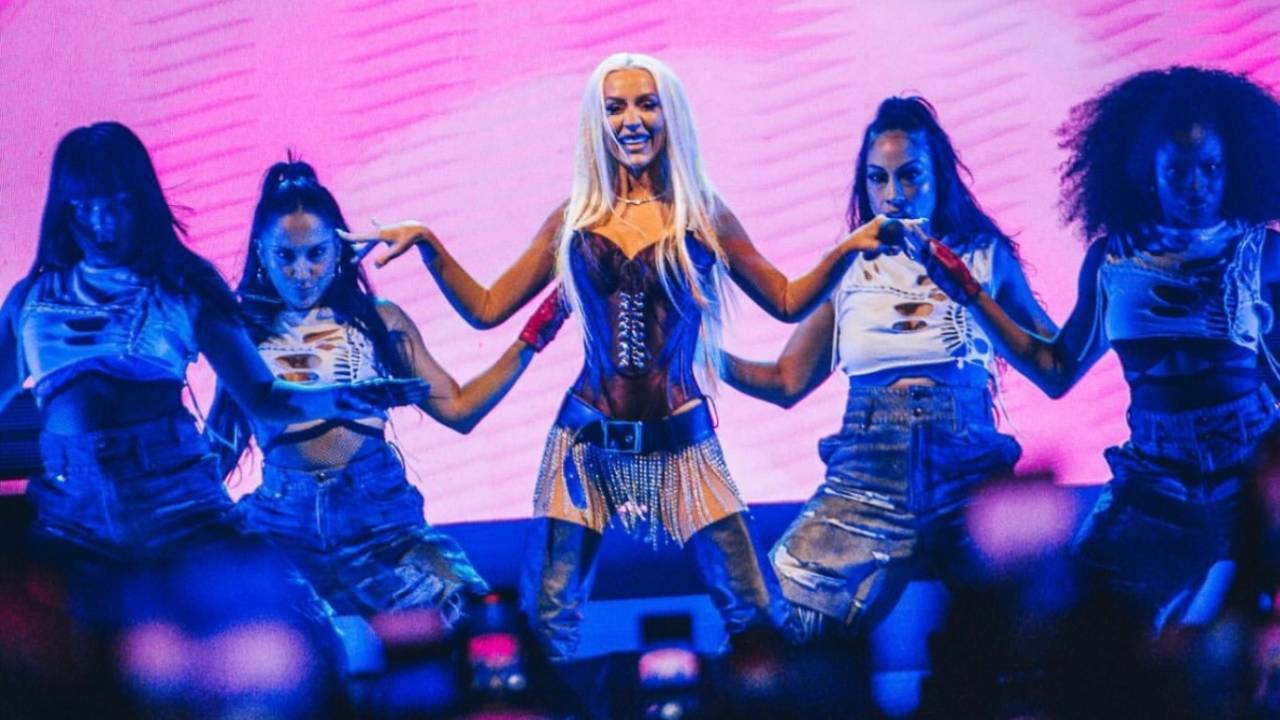 Christina Aguilera em show no Rio
