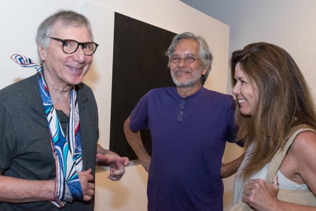 Carlos Zilio, Julio Sekiguchi e Mirela Luz