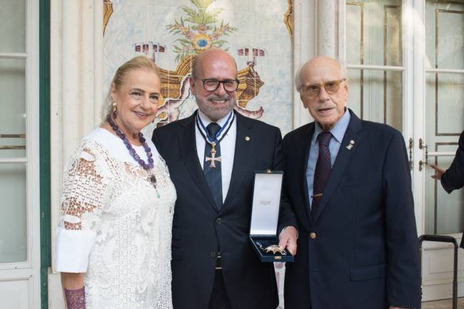 Luiz Felipe rancisco eente Cristina e Claudio Aboim
