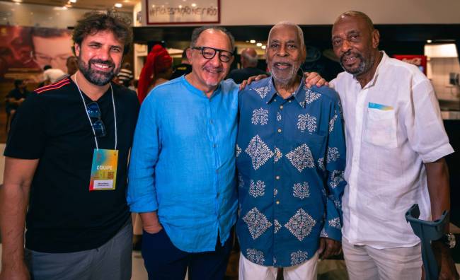 Marcio Blanco_Joel Zito Araujo_Haroldo Costa_Joel Santos_Foto Allef