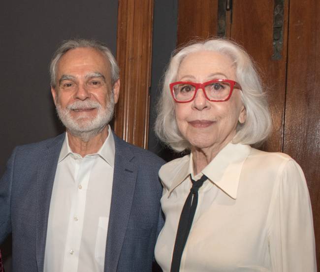 Max Perlingeiro e Fernanda Montenegro