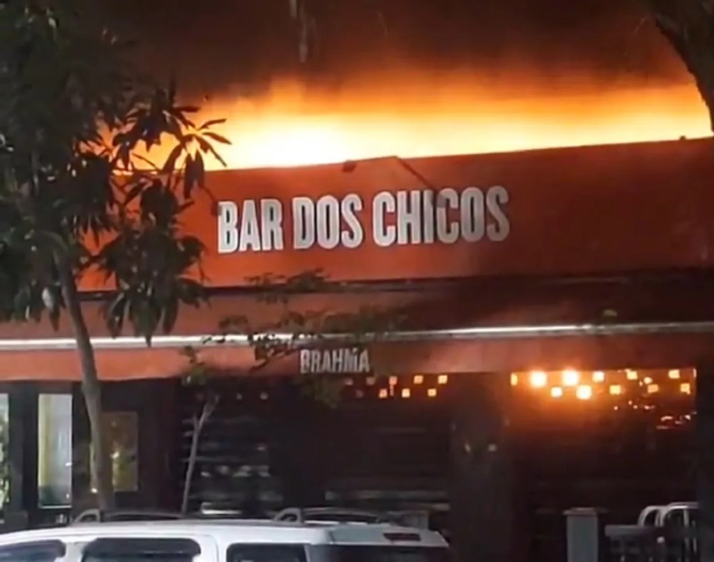 Incêndio em bar de torcedores do Flamengo pode ter sido criminoso