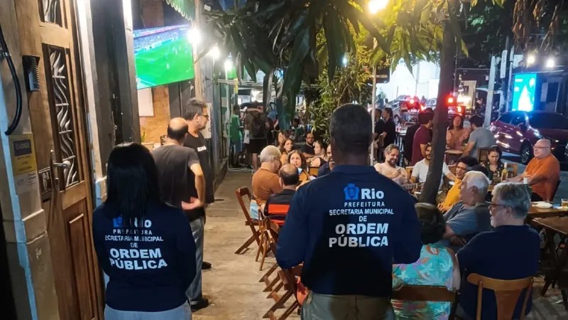 Ordem Pública: operação visitou a área mais movimentada da noite de Botafogo