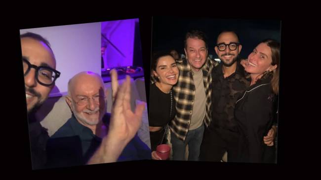 Raphael Montes e Silvio de Abreu; Vanessa Giácomo, Marcelo Serrado, Raphael Montes e Giovanna Antonelli