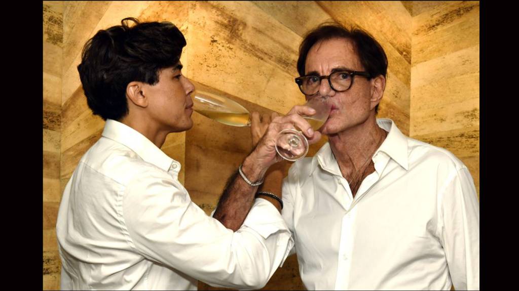 Casamento de Edgar M Brasil, viúvo de Gilberto Braga, com Cristhian Vieira