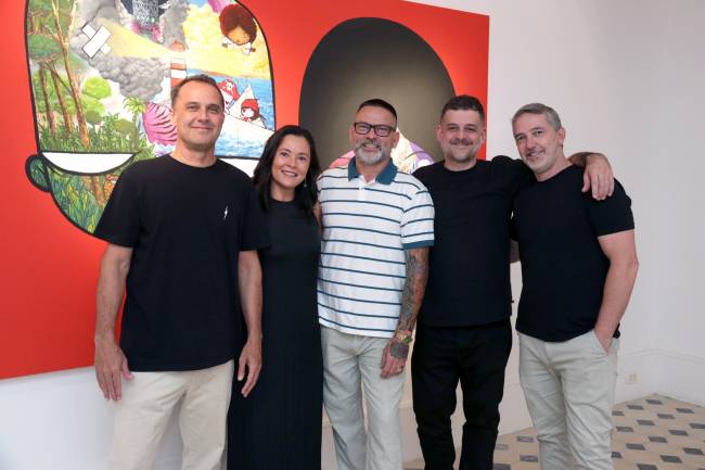 CH0A5792-Marcelus Viana, Daniela Vieira,Toz Viana, Rodrigo Abranches e Marcius Viana - Oven Entertainment e o artista