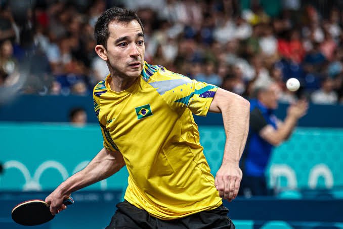 O carioca Hugo Calderano vai para as semifinais da Copa do Mundo de Tênis