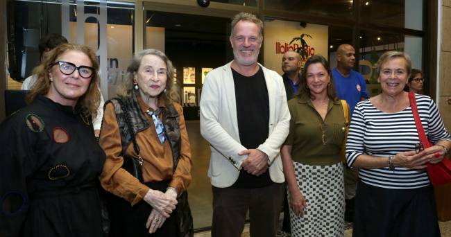ItaliaNoRio (230)-Marisa Abate, Anna Bella Geiger, Flavio Cenciarelli, Raquel Saliba e Paola Colacurcio