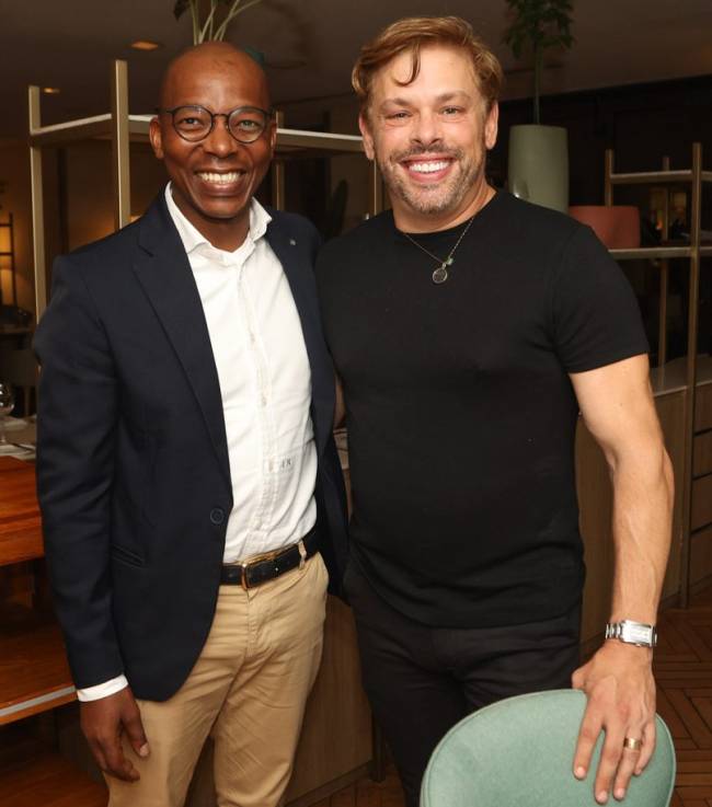 Luvo Ntezo e Bruno Chateaubriand