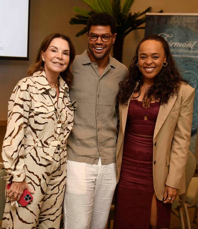 Patricia Mayer Tom Castro e Hannah Cabral