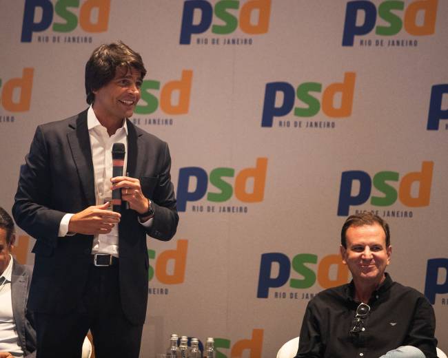 Pedro Paulo e Eduardo Paes