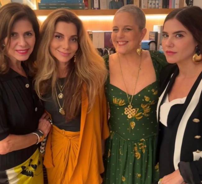 Naná Paranaguá, Renata Reis, Marcia Disitzer e Lu Novis