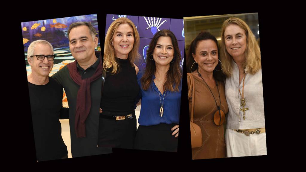 Abertura da mostra de Alberto Saraiva, Andrea Lins e Gabriela Ezcurra