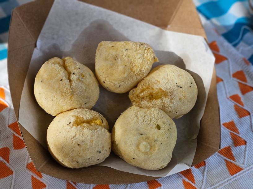 Pão de queijo vegetal: outra estrela da feira