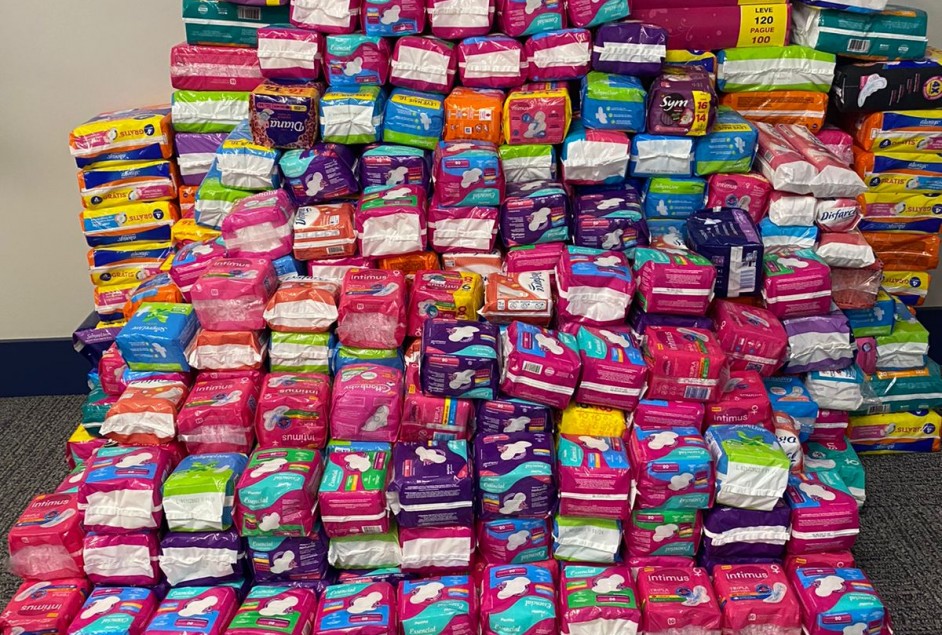 “Adote um Ciclo”: quase 100 mil absorventes para 600 mulheres