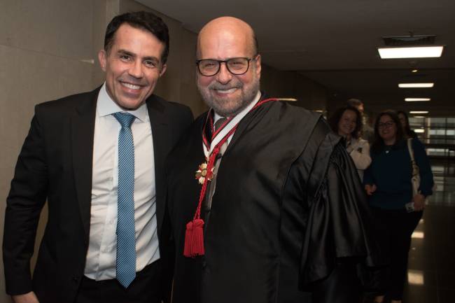Advogado Max Fontes e o Desembagador Luiz Felipe Francisco