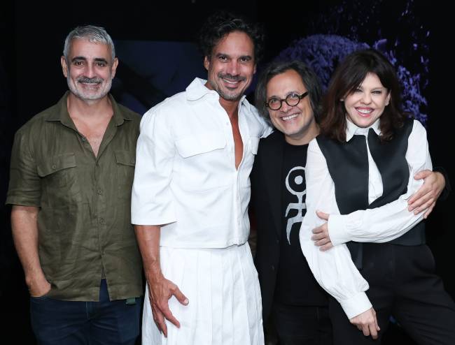 Alexandre Saggese, Domingos de Alcantara, Kristo Rodzevski e Barbara Paz