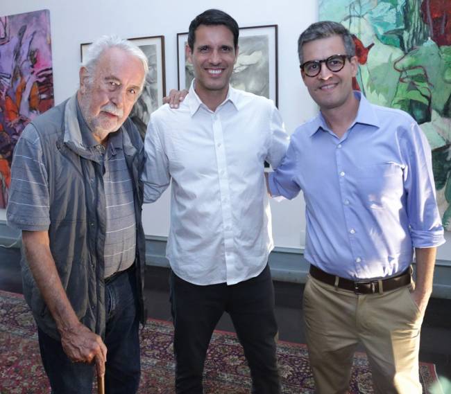 Carlos Vergara, João Vergara e Guilherme Boetger