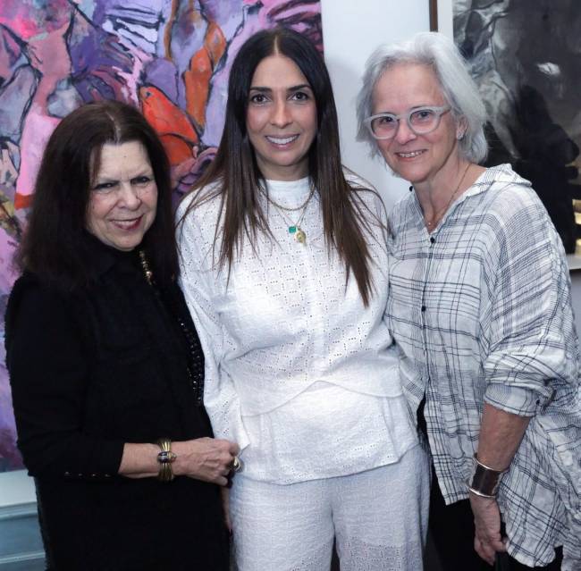 Vanda Klabin, Elis Valadares e Patricia Quentel