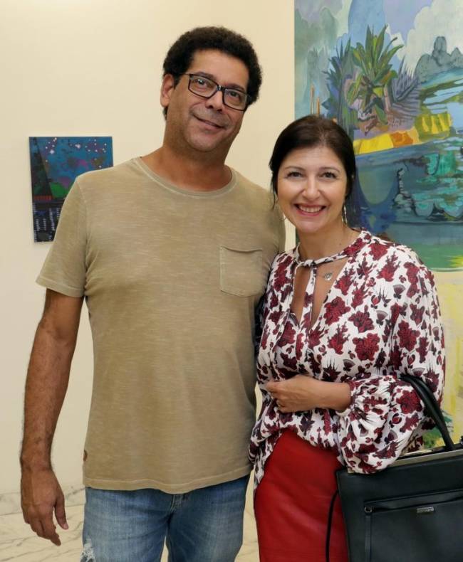 Osvaldo Carvalho e Bia Sampaio