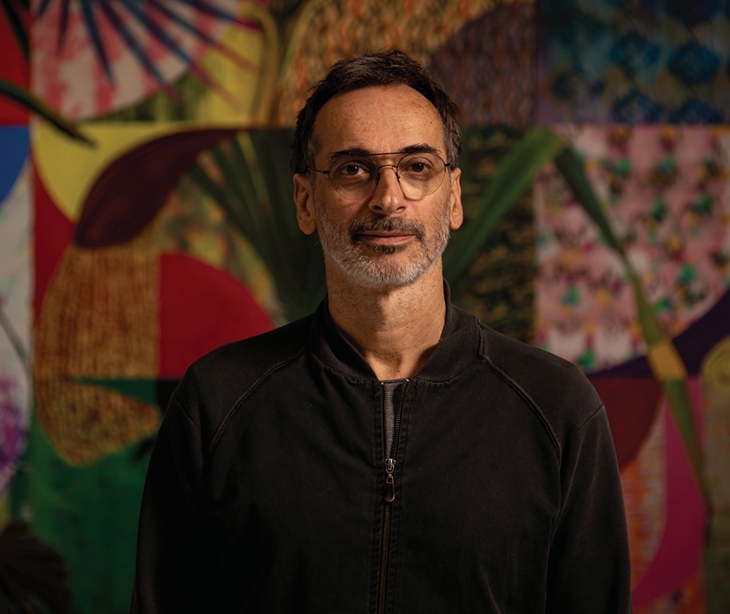 Luiz Zerbini, um dos artistas participantes do evento
